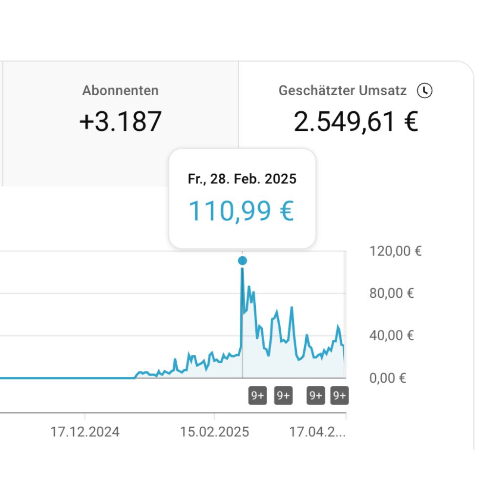 KlatschpressenMoney Einnahmen